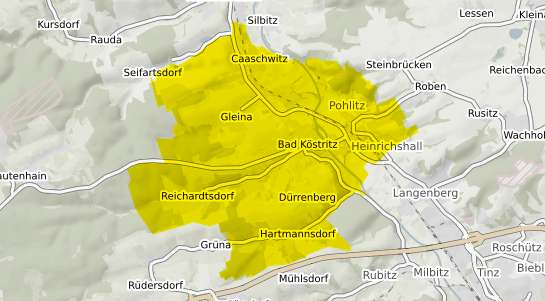 Immobilienpreisekarte Bad Köstritz